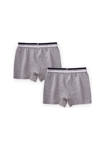 Cigit İkili Boxer 2-9 Yaş Gri
