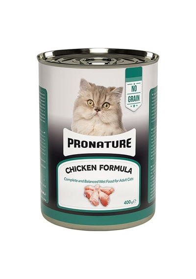 Pronature Tahılsız Tavuklu Ezme Konserve Yetişkin Kedi Maması 400 G