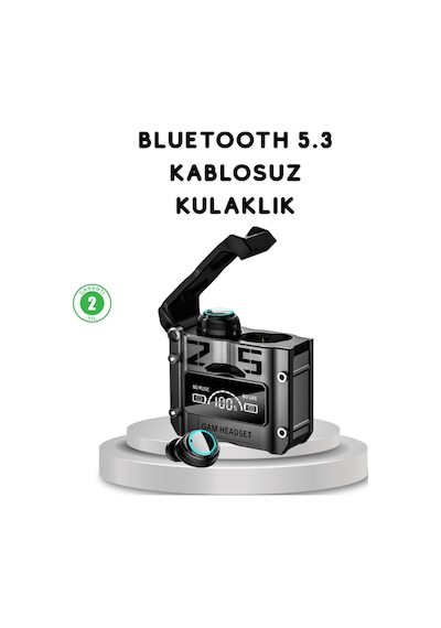 Kablosuz Bluetooth 5.3 Kulaklık Aktif Gürültü Engelleme Ve Gecikmesiz Oyun Modu