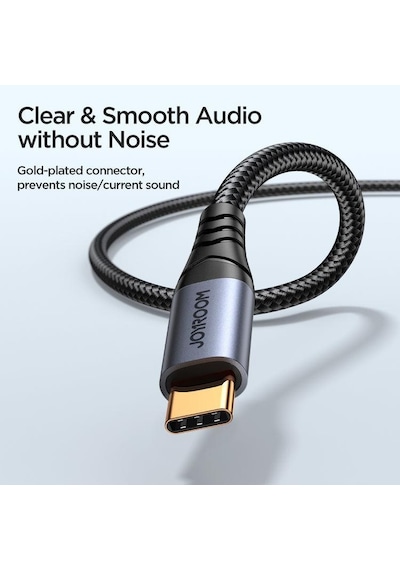 Joyroom Ses Transfer Aux Ses Kablosu Typ-c'den 3.5mm