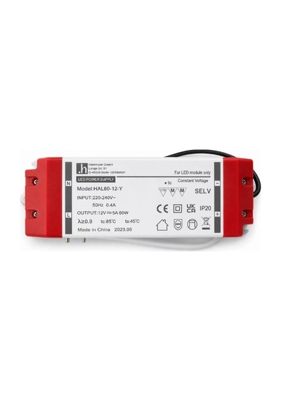 Led Güç Kaynağı Evg60w Hal60-12-y 12v 5a 60w