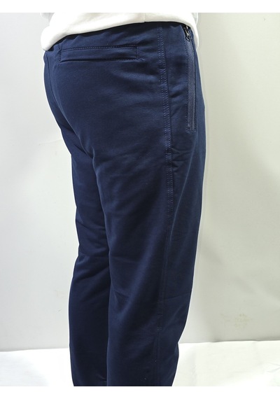 Jump Erkek Pamuklu Slim Fit Düz Paça Eşofman Altı Lacivert