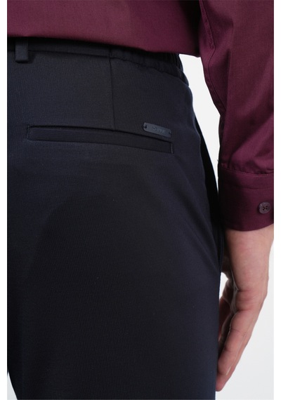 İmza Lacivert Yan Cep Slim Fit Esnek Jogger Pantolon 1003260274