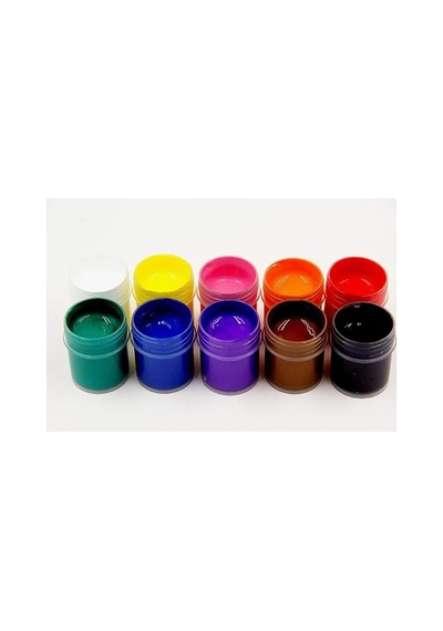 Tr Akrilik Boya 10 Renk 20 Ml 1 Paket Akrilik Boya Seti 10 Lu Ahşap Tuval Taş Ağaç Boyamalar İçin İdea Boyama Set Genel