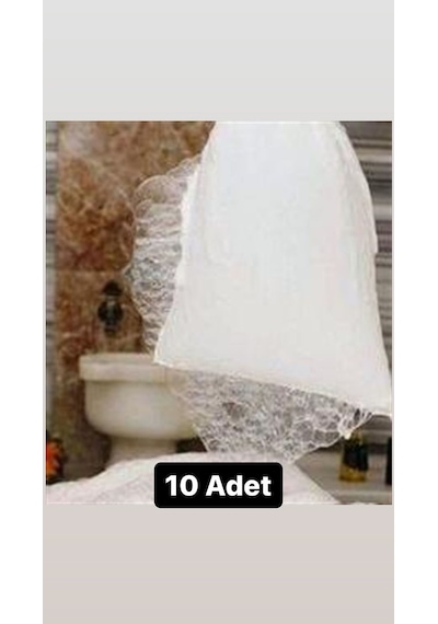 Hamam Köpük Torbası 10 Adet Doğal Hamam Torbası Pamuk Köpük Torbası Duş Beyaz
