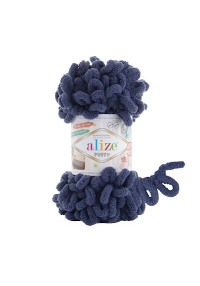 Alize 5 Adet Puffy El Örgü Ipliği 5'li Paket - 100 Gr. 9 Mt. Parmak Örgü Ipi - Şevval Tuhafiye 215