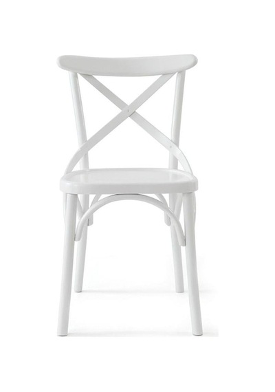 Gazzini Thonet Ahşap Sandalye Beyaz