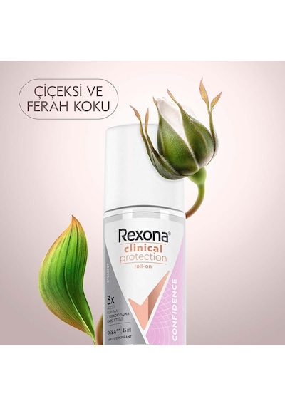 Rexona Clinical Protection Confidence Kadın Roll On 45 Ml
