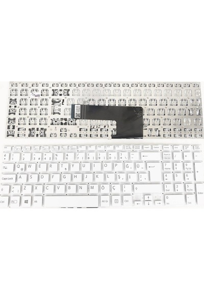 Sony Vaio Svf1532g1e Svf1532g4e Svf1532h1e Beyaz Renk Klavye Tuş Takımı