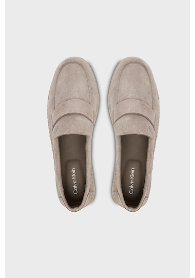 Süet Logo Detaylı Espadril Hm0hm02072pbo Erkek Espadril Hm0hm02072 Pbo Vizon