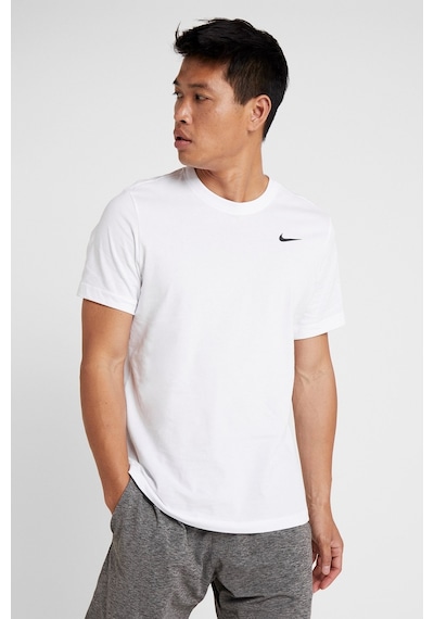 Nike Sportswear Basic Tee Cotton Unisex White Yazlık İnce Tişört Beyaz