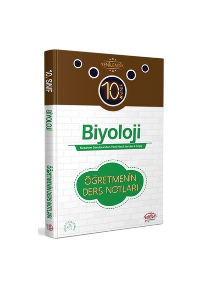 10.Sınıf Biyoloji Öğretmenin Ders Notları- Editör
