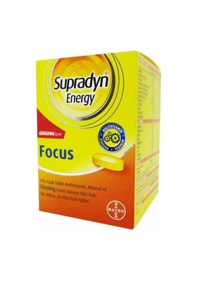 Supradyn Energy Focus 30 Film Kaplı Tablet
