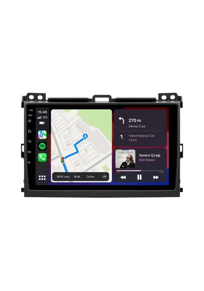 Toyota Land Cruiser Prado 2003-2009 Android Multimedya Carplay Android Auto 8gb Ram 128gb Pro 9"