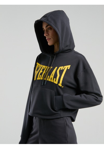 Everlast Ever Classics Wmn Füme Kadın Kapüşonlu Sweatshirt Füme