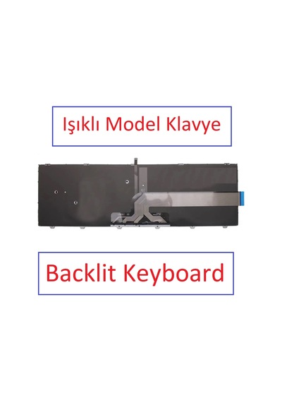 Siyah-ışıklı - Dell Mp-13n7 Uyumlu Inspiron 3542 21f45c, 3542 B21w81c Notebook Klavye