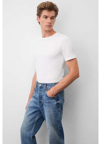 Grımelange Grimelange Carpe Erkek Straight Fit Koyu Mavi Jeans