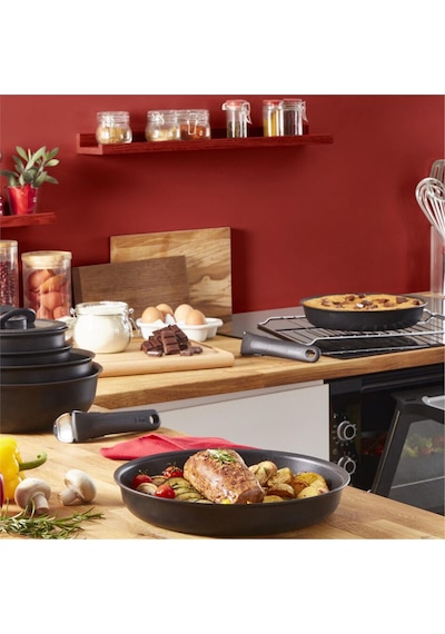 Tefal Titanyum 6X İndüksiyon Tabanlı Mix Tava - 28 CM