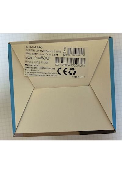 O-kam 3030 2mp Wi-fi Low Power Güvenlik Kamerası 4mm 5mp Lens Dual Light