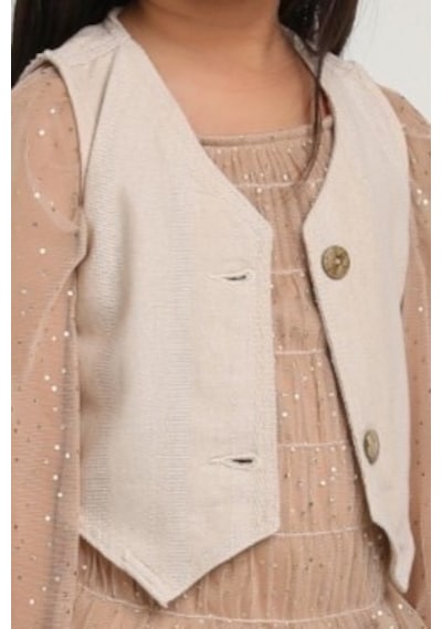 Xo Kids Kız Çocuk Yelek 1-4 Yaş 2536 Siyah