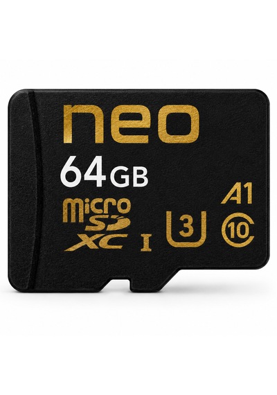 Neo 64 Gb Hafıza Kartı Micro Sd Kart Ve Adaptörü 100 Mb/s