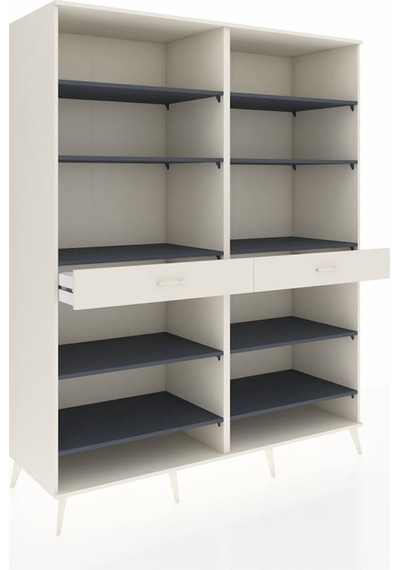 Kronos Gardrop 10 Raflı 2 Çekmeceli 176x59x221 Aytaşı-antrasit/aytaşı Antrasit/aytaşı Kronos Gardrop 10 Raflı 2 Çekmeceli 176x59x221 Aytaşı-antrasit/aytaşı Antrasit/aytaşı