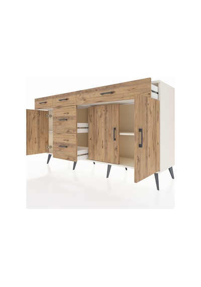 Kronos Konsol 2 Raflı 5 Çekmeceli 3 Kapaklı 176x59x99 Aytaşı-çam Atlas Çam - Aytası Kronos Konsol 2 Raflı 5 Çekmeceli 3 Kapaklı 176x59x99 Aytaşı-çam Atlas Çam - Aytası