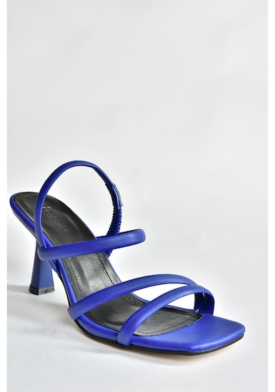 Fox Shoes Saks Mavi İnce Topuklu Kadın Ayakkabı P404471009 Saks Mavi