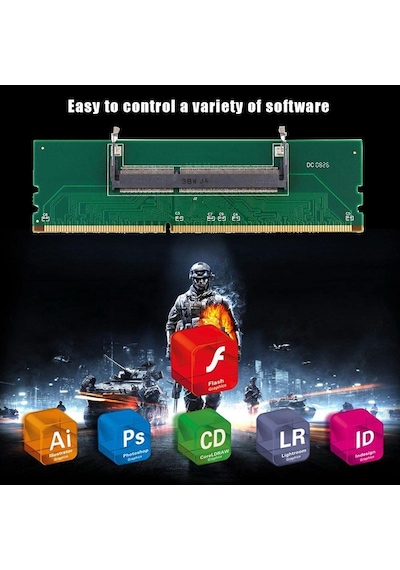 DDR3 Laptop RAM To Desktop RAM ÇEVİRİCİ DÖNÜŞTÜRÜCÜ So-Dimm Dimm