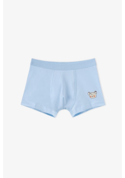 Penti Erkek Çocuk Mavi Cute Animals Pamuklu 3lü Boxer