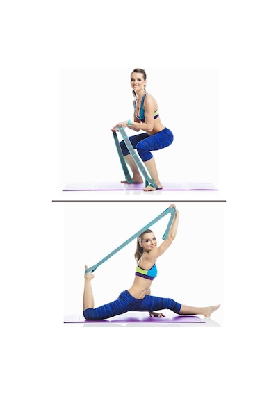 Trendpoint 8 Farklı Seviyeli Direnç Bandı Spor Egzersiz Aerobik Pilates Squat Lastiği Fitness Yoga