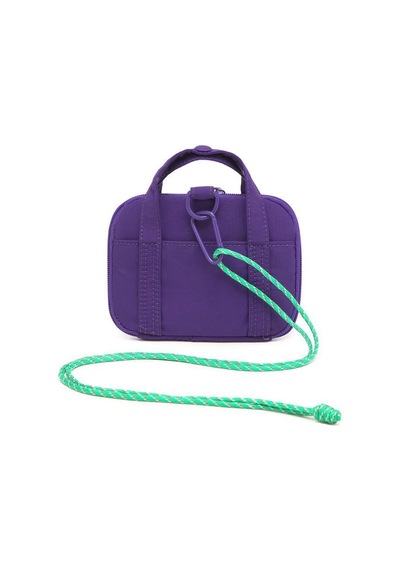 Smart Bags Mikro Poly Kumaş Askılı Mini Boy Kadın Cüzdanı 3346 Mor