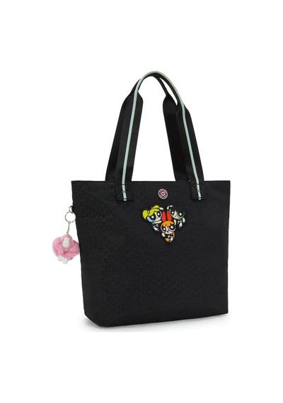 Kipling Hye Lap Büyük Boy Omuz Çantası Siyah