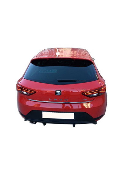 Seat Leon Mk3 - 5f (2013-2016) Style Uyumlu Arka Tampon Eki - Dif