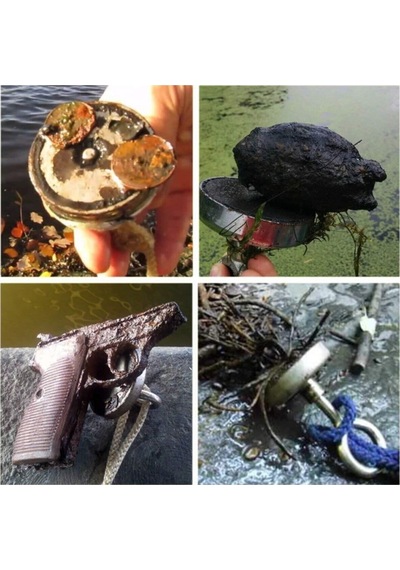 Magnet Fishing 80Mm , Halatlı Güçlü Neodyum Balıkçılığı Seti