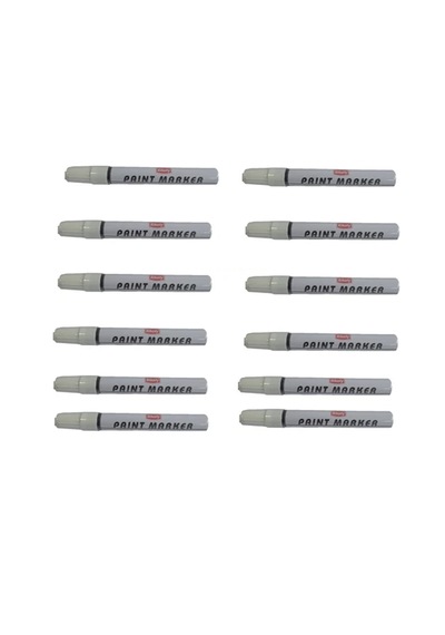 Rikoty Paint Marker Markalama Kalemi 12 Adet - Beyaz