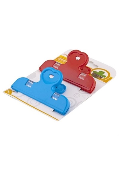 2'li Pratik Torba Paket Ve Poşet Kapatıcı Kilitli Klips Mandal Diğer