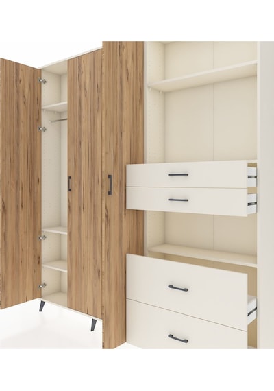 Arges Dolap 12 Raflı 4 Çekmeceli Tek Askılı 220x30x243 Aytaşı-çam/aytaşı Atlas Çam/aytası Arges Dolap 12 Raflı 4 Çekmeceli Tek Askılı 220x30x243 Aytaşı-çam/aytaşı Atlas Çam/aytası