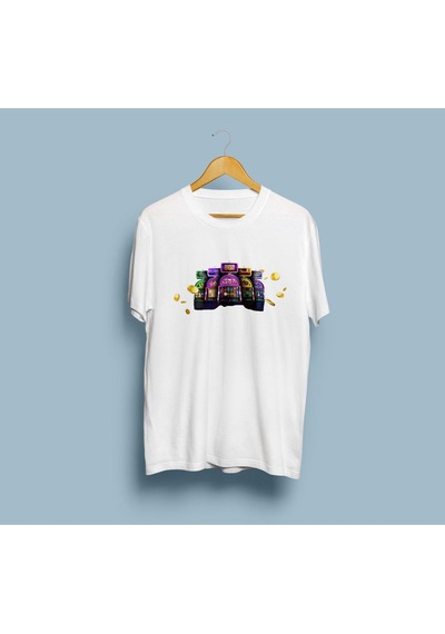 Oversize Kumarhane Unisex T-shirt Beyaz