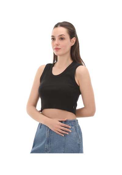 Vans Drew Rib Tank Kadın T-shirt Siyah 000g3jblk1-r SIYAH