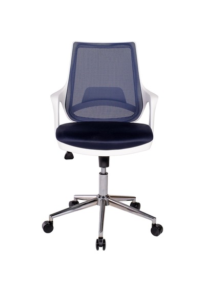 Ofisbazaar Buya Beyaz Fileli Çalışma Koltuğu Ergonomik Şef Ve Toplantı Koltuğu Lacivert Lacivert