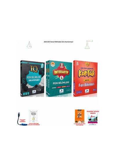 Paraf 8. Sınıf Lgs Fen Bilimleri 3 Kitap Seti