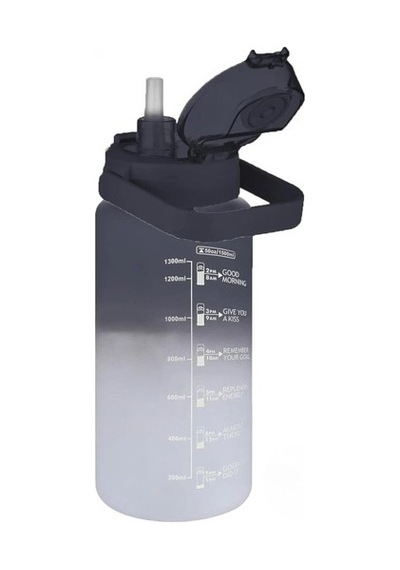 Vagonlife Vgn2213 T Siyah Beyaz 1500 Ml Pipetli Pipetsiz Kullanım Çift Renk Softtouch Motivasyon Matarası Siyah - Beyaz Vagonlife Vgn2213 T Siyah Beyaz 1500 Ml Pipetli Pipetsiz Kullanım Çift Renk Softtouch Motivasyon Matarası Siyah - Beyaz