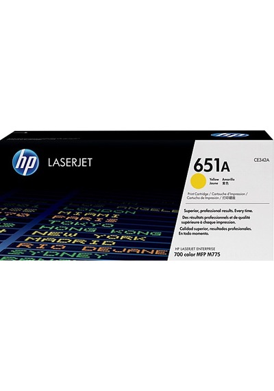 Hp 651A Ce342A Sarı Toner 700 Color M775