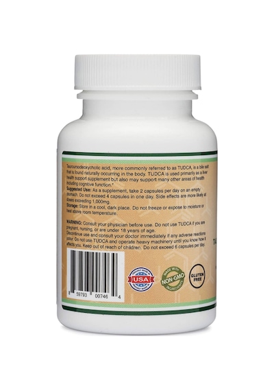 Double Wood Tudca 500mg 60 Capsul.45. Aromasız