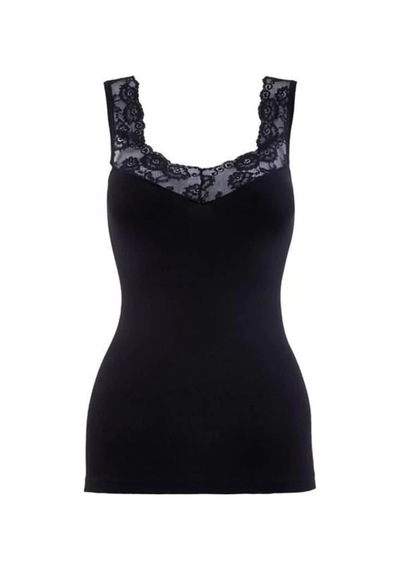 Alfa Aksesuar 03 Blackspade Kadın Atlet Private Lace 1957 Krem