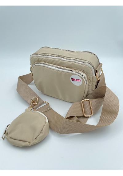 Xbaby Mini Cüzdanlı Kumaş Çapraz Çanta 001