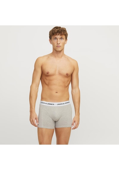 Jack & Jones Erkek 3'lü Boxer Paketi - Joe - 12271554 Navy Blazer