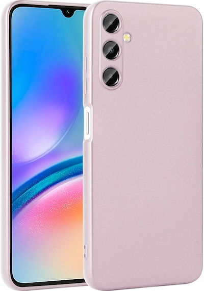 Galaxy Uyumlu A17 Kılıf Zore Premier Silikon Kapak - Rose Gold Rose Gold