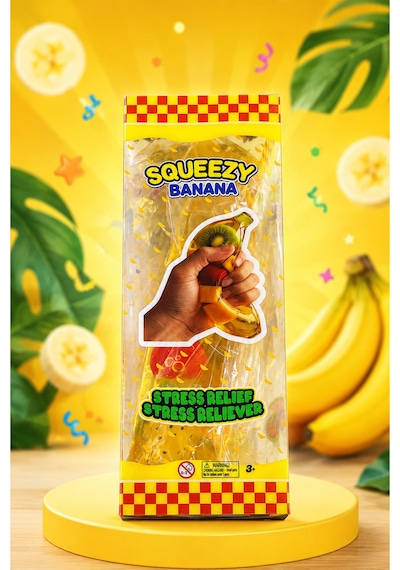 Squeezy Banana Stress Relief Orjinal Ürün